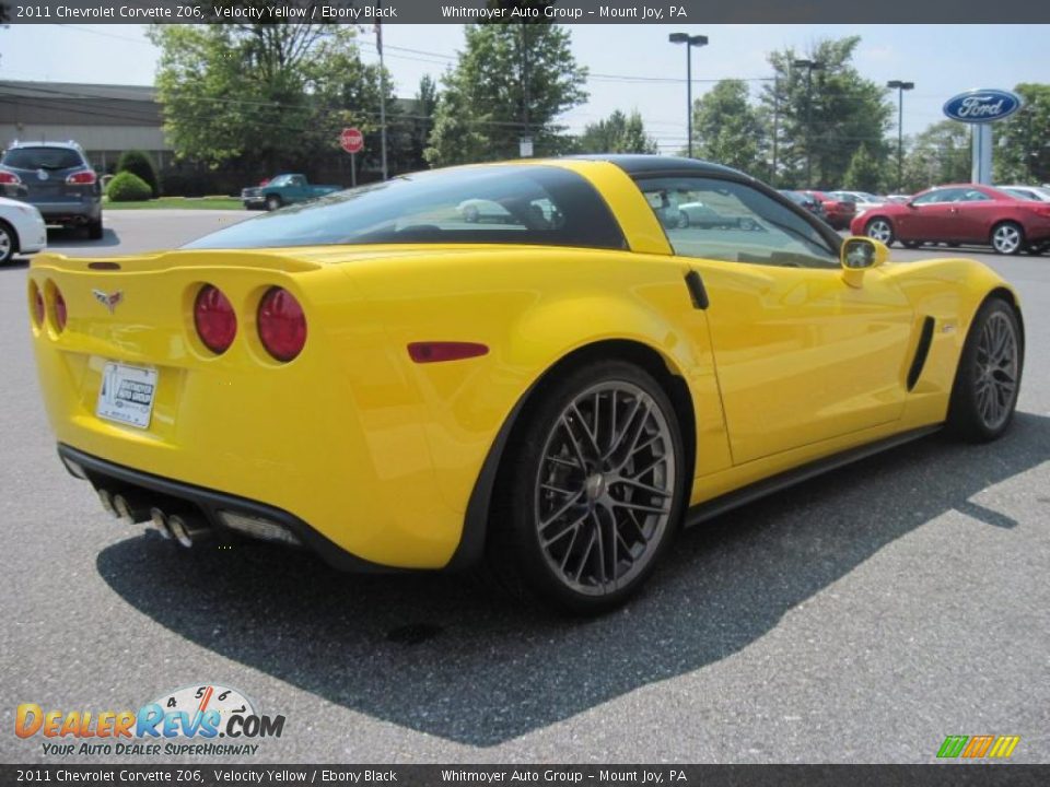 Velocity Yellow 2011 Chevrolet Corvette Z06 Photo #10