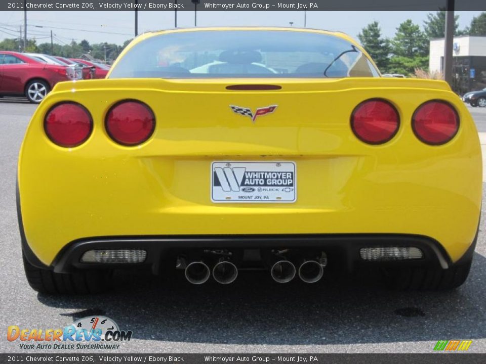 2011 Chevrolet Corvette Z06 Velocity Yellow / Ebony Black Photo #13