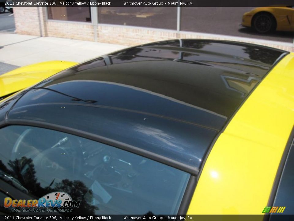 2011 Chevrolet Corvette Z06 Velocity Yellow / Ebony Black Photo #14