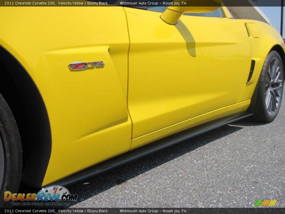 2011 Chevrolet Corvette Z06 Velocity Yellow / Ebony Black Photo #16