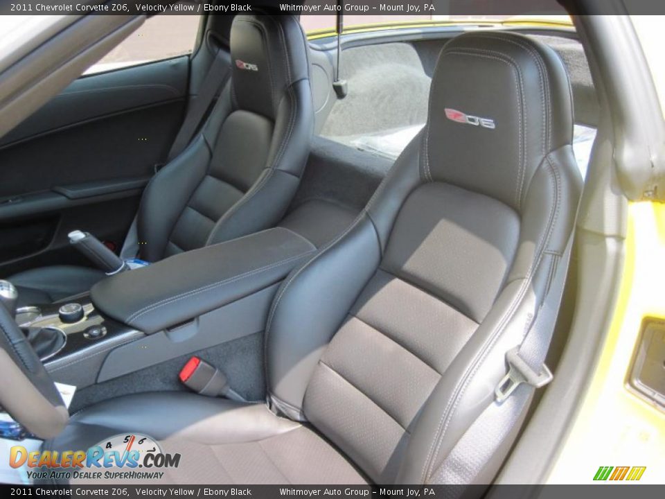 2011 Chevrolet Corvette Z06 Velocity Yellow / Ebony Black Photo #19