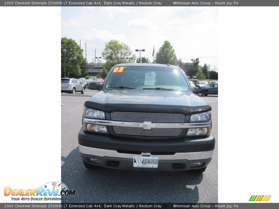 2003 Chevrolet Silverado 2500HD LT Extended Cab 4x4 Dark Gray Metallic / Medium Gray Photo #2
