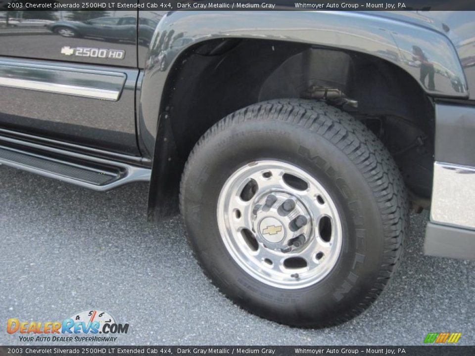 2003 Chevrolet Silverado 2500HD LT Extended Cab 4x4 Dark Gray Metallic / Medium Gray Photo #4
