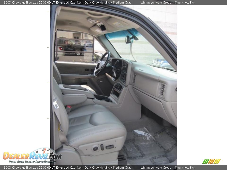 2003 Chevrolet Silverado 2500HD LT Extended Cab 4x4 Dark Gray Metallic / Medium Gray Photo #5