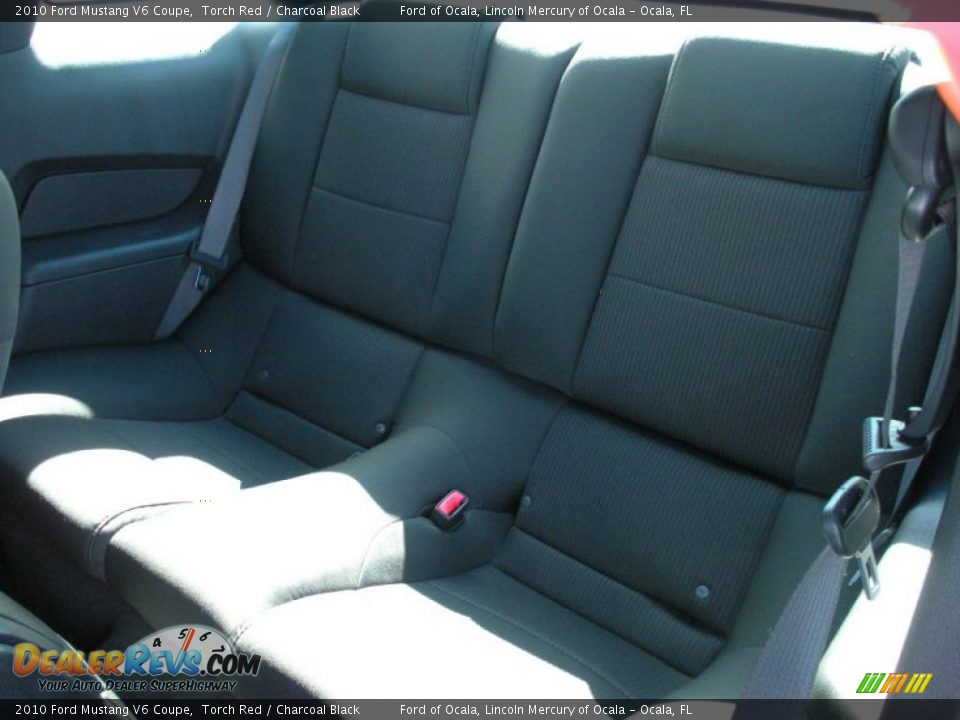2010 Ford Mustang V6 Coupe Torch Red / Charcoal Black Photo #13