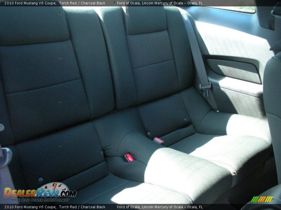 2010 Ford Mustang V6 Coupe Torch Red / Charcoal Black Photo #16