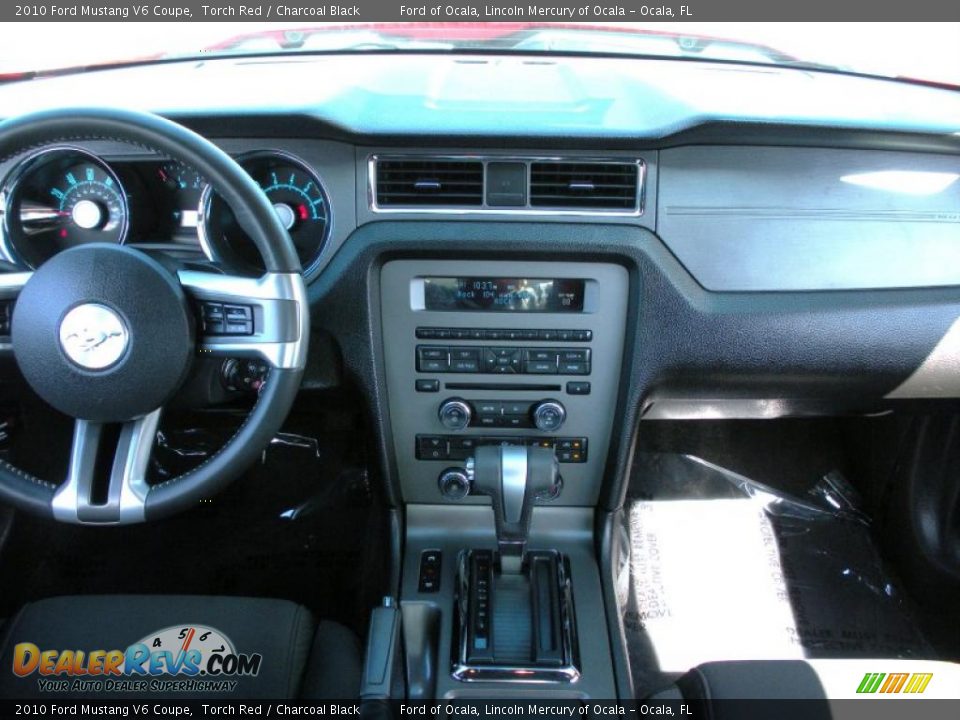 2010 Ford Mustang V6 Coupe Torch Red / Charcoal Black Photo #17