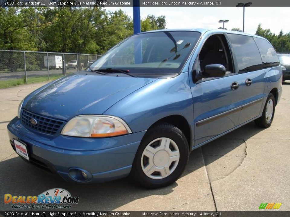 2003 Ford Windstar LE Light Sapphire Blue Metallic / Medium Graphite Photo #1