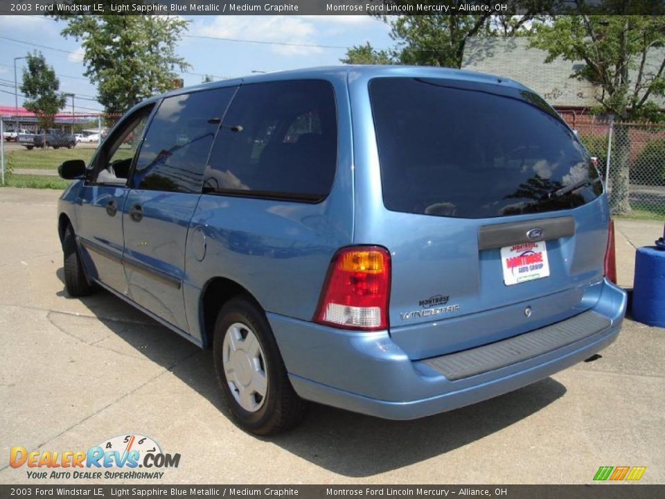 2003 Ford Windstar LE Light Sapphire Blue Metallic / Medium Graphite Photo #3