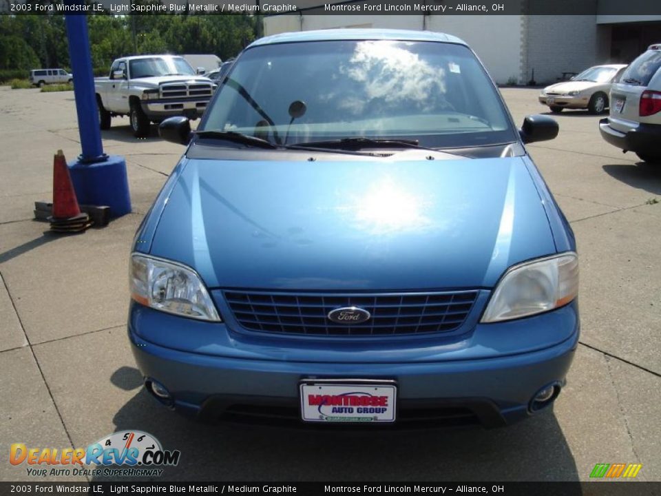 2003 Ford Windstar LE Light Sapphire Blue Metallic / Medium Graphite Photo #8