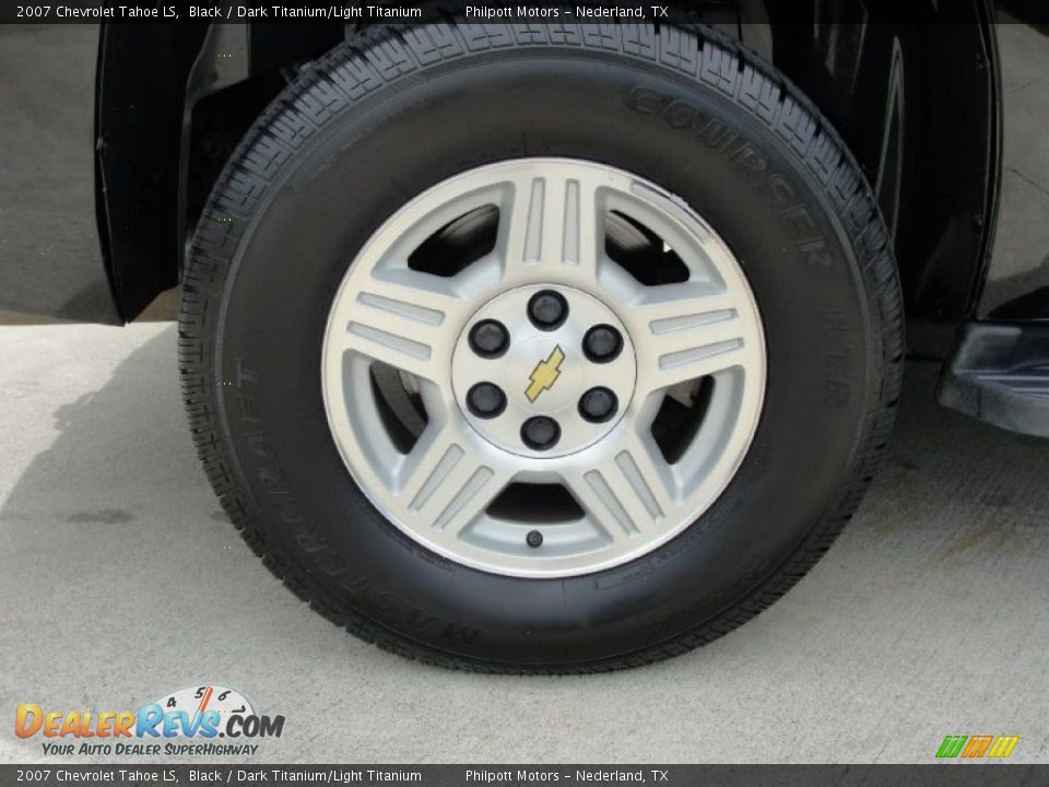 2007 Chevrolet Tahoe LS Black / Dark Titanium/Light Titanium Photo #17