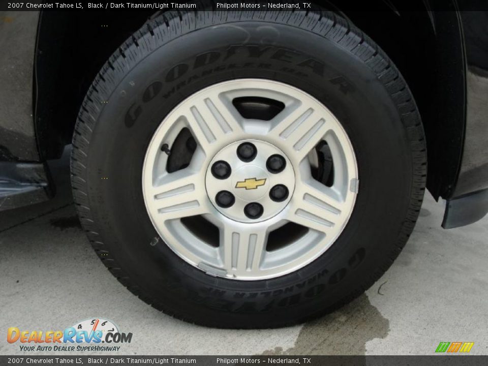 2007 Chevrolet Tahoe LS Black / Dark Titanium/Light Titanium Photo #18