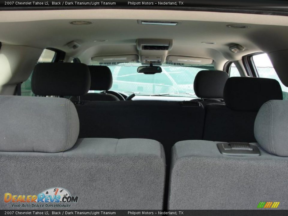 2007 Chevrolet Tahoe LS Black / Dark Titanium/Light Titanium Photo #35