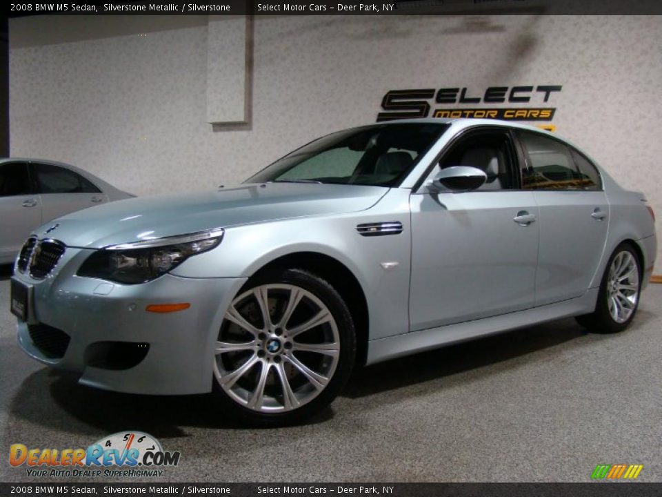 2008 BMW M5 Sedan Silverstone Metallic / Silverstone Photo #1