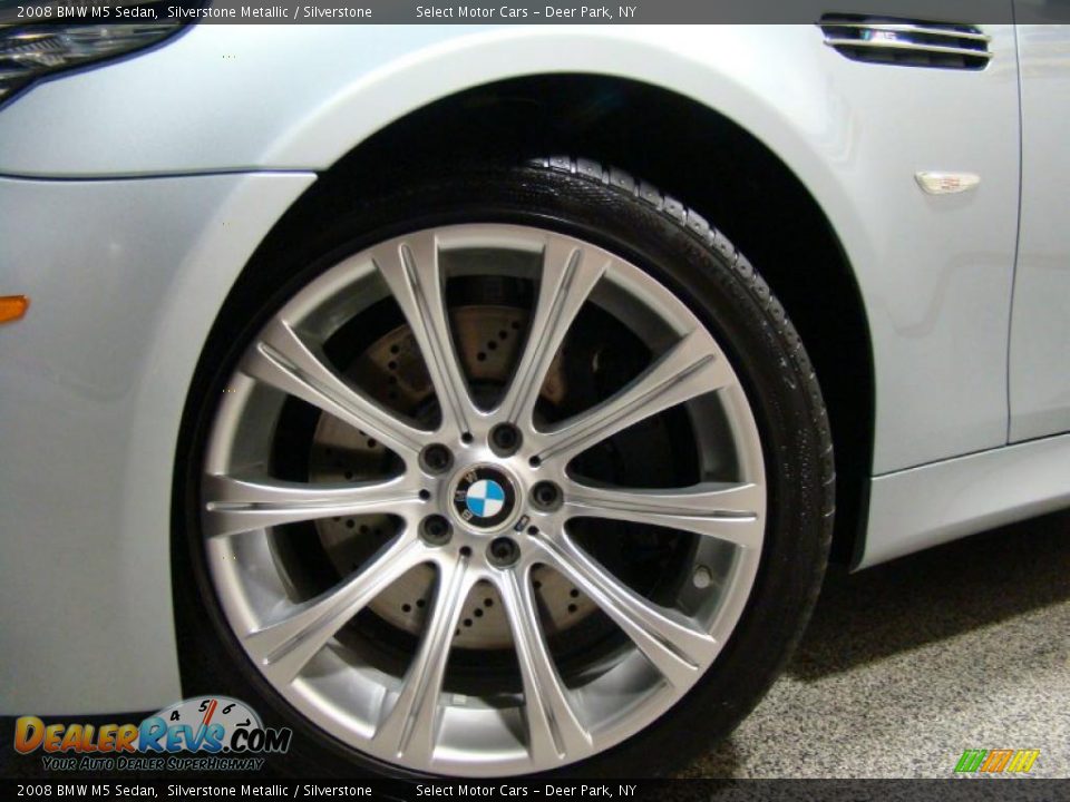 2008 BMW M5 Sedan Silverstone Metallic / Silverstone Photo #6