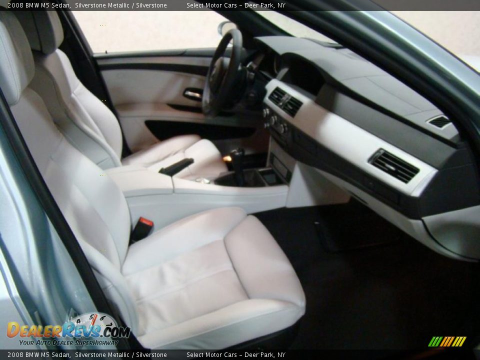 2008 BMW M5 Sedan Silverstone Metallic / Silverstone Photo #13