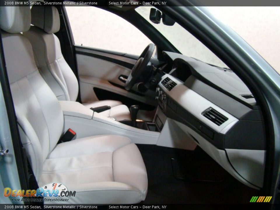 2008 BMW M5 Sedan Silverstone Metallic / Silverstone Photo #14
