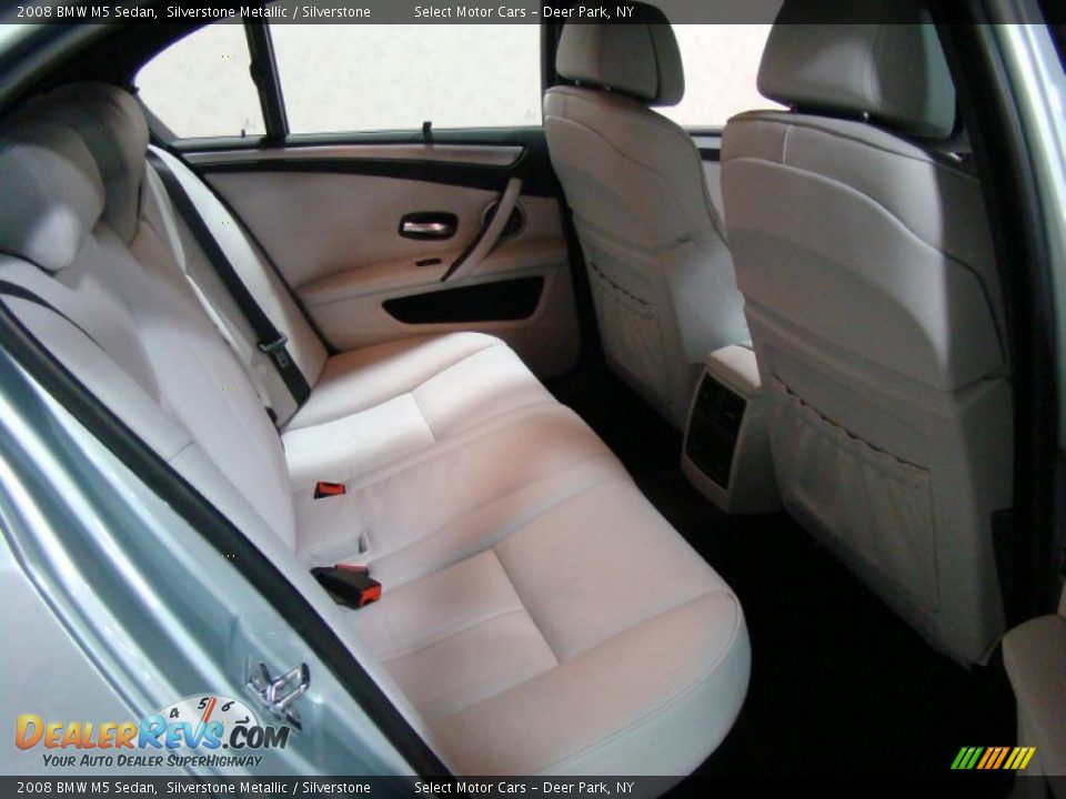 2008 BMW M5 Sedan Silverstone Metallic / Silverstone Photo #15