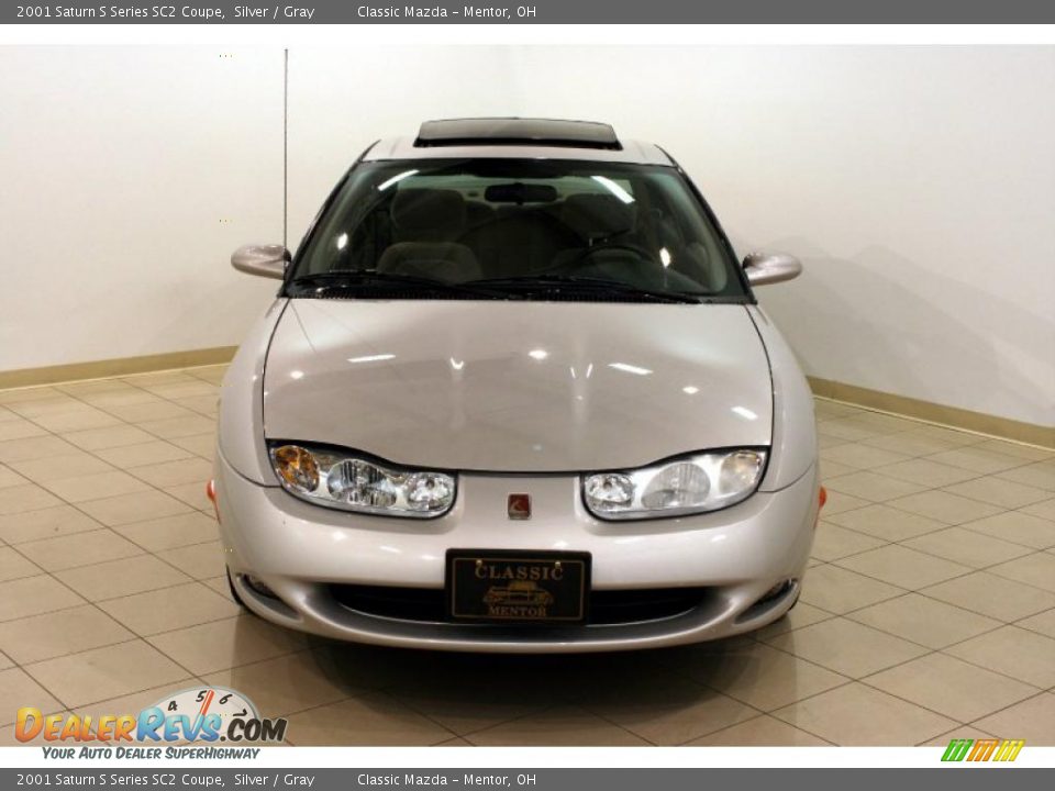 2001 Saturn S Series SC2 Coupe Silver / Gray Photo #2