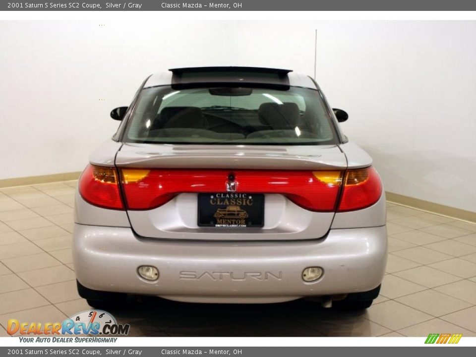 2001 Saturn S Series SC2 Coupe Silver / Gray Photo #6