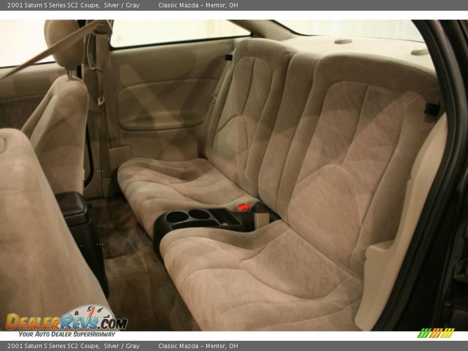 2001 Saturn S Series SC2 Coupe Silver / Gray Photo #15
