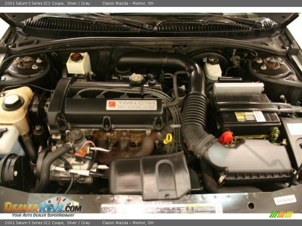 2001 Saturn S Series SC2 Coupe Silver / Gray Photo #17