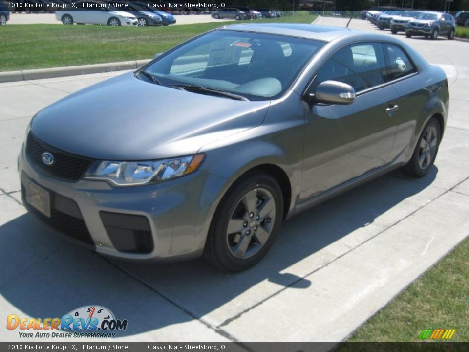 2010 Kia Forte Koup EX Titanium / Stone Photo #3