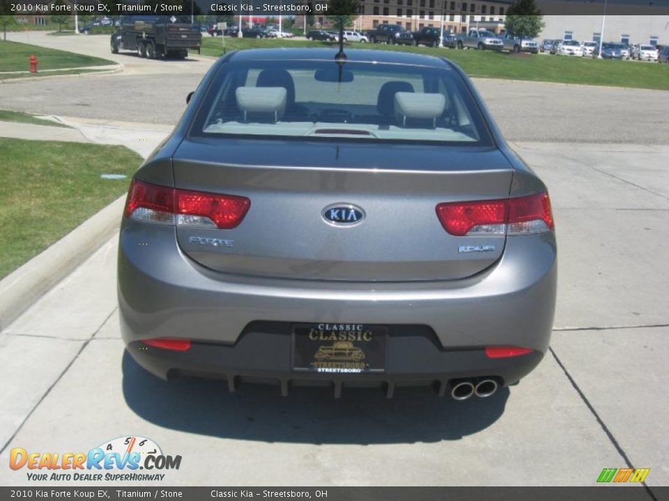 2010 Kia Forte Koup EX Titanium / Stone Photo #5