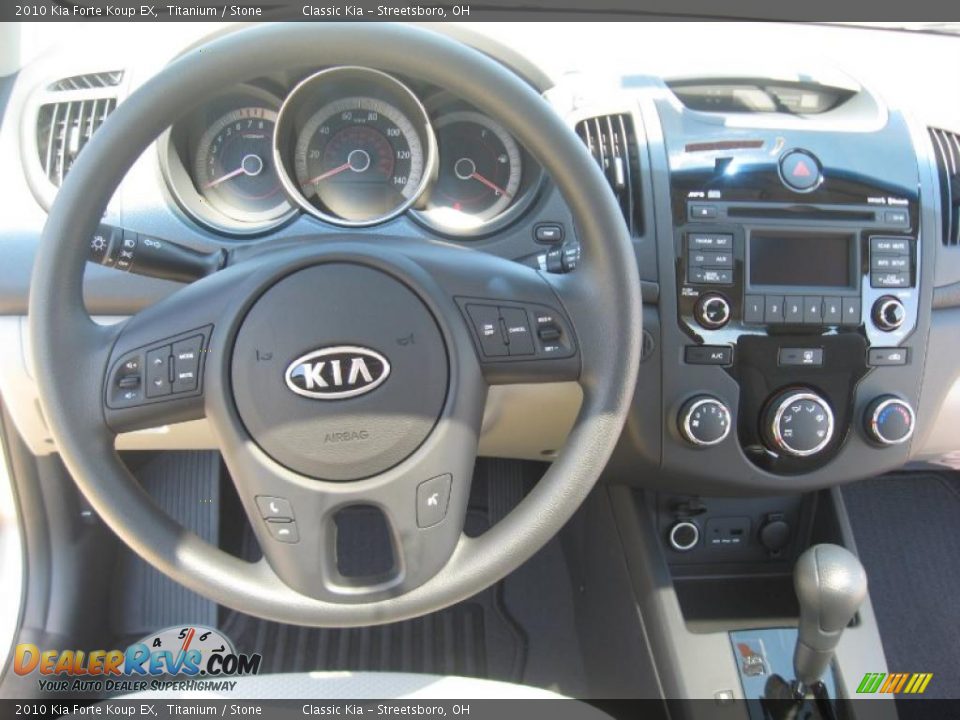 2010 Kia Forte Koup EX Titanium / Stone Photo #14