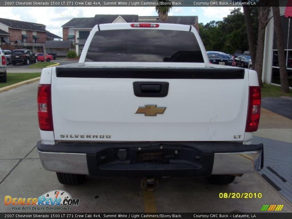 2007 Chevrolet Silverado 1500 LT Z71 Crew Cab 4x4 Summit White / Light Cashmere/Ebony Black Photo #2