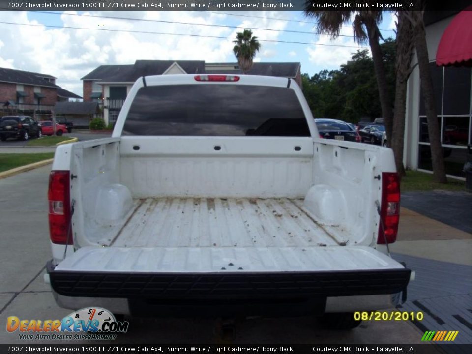 2007 Chevrolet Silverado 1500 LT Z71 Crew Cab 4x4 Summit White / Light Cashmere/Ebony Black Photo #3