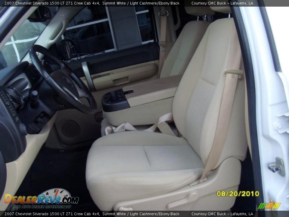 2007 Chevrolet Silverado 1500 LT Z71 Crew Cab 4x4 Summit White / Light Cashmere/Ebony Black Photo #10