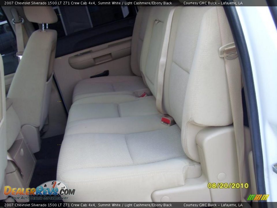 2007 Chevrolet Silverado 1500 LT Z71 Crew Cab 4x4 Summit White / Light Cashmere/Ebony Black Photo #11