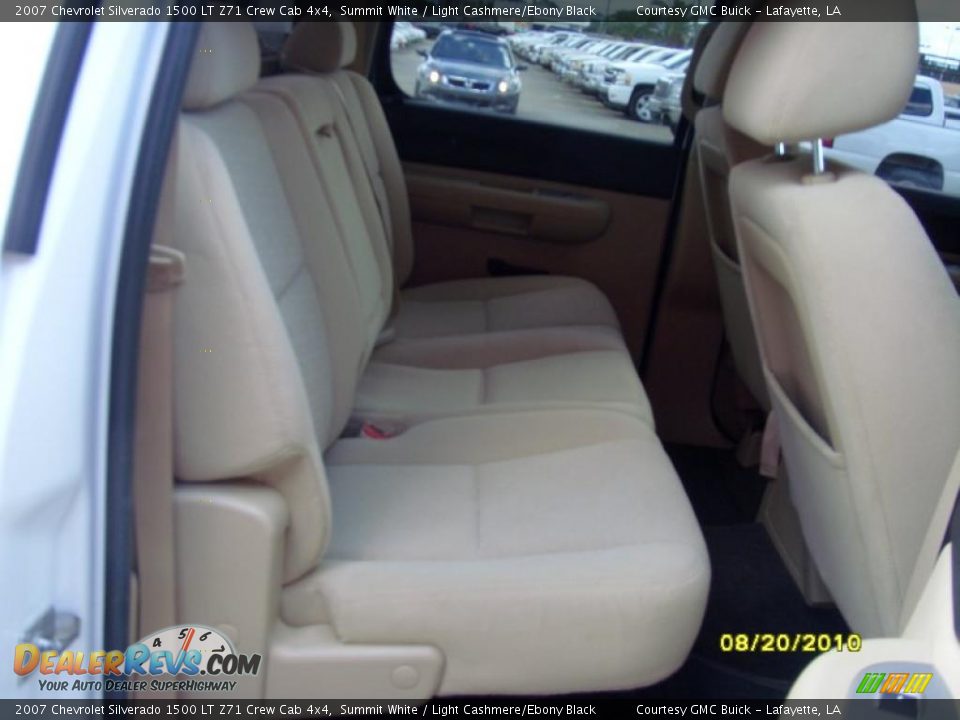 2007 Chevrolet Silverado 1500 LT Z71 Crew Cab 4x4 Summit White / Light Cashmere/Ebony Black Photo #12