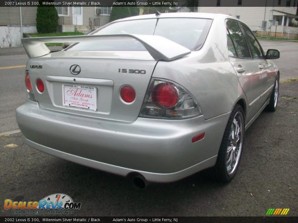 2002 Lexus IS 300 Millennium Silver Metallic / Black Photo #4