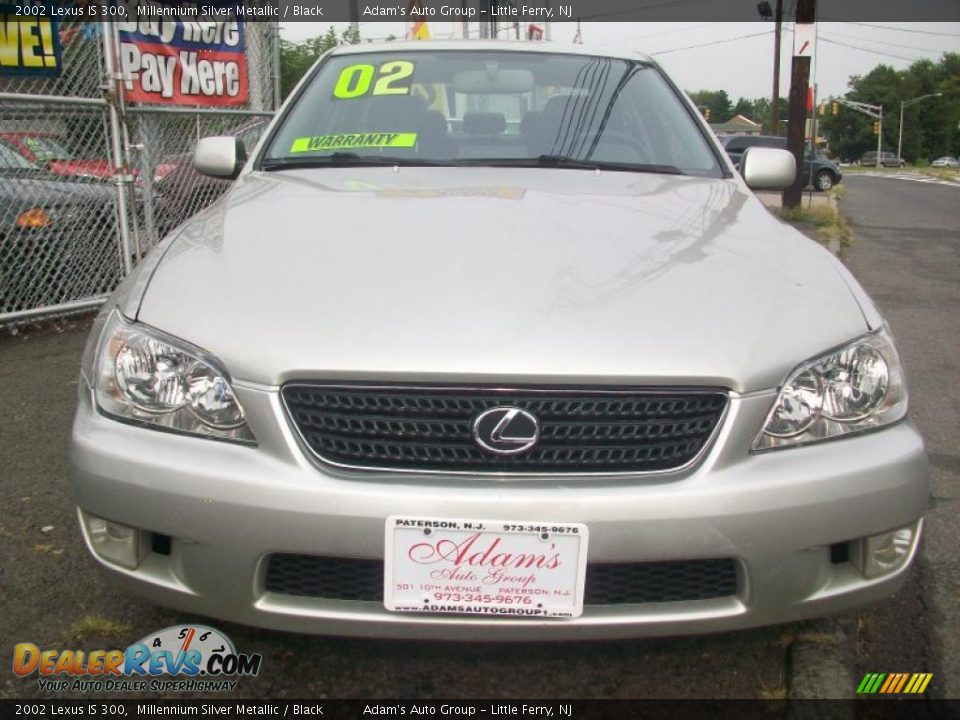 2002 Lexus IS 300 Millennium Silver Metallic / Black Photo #6