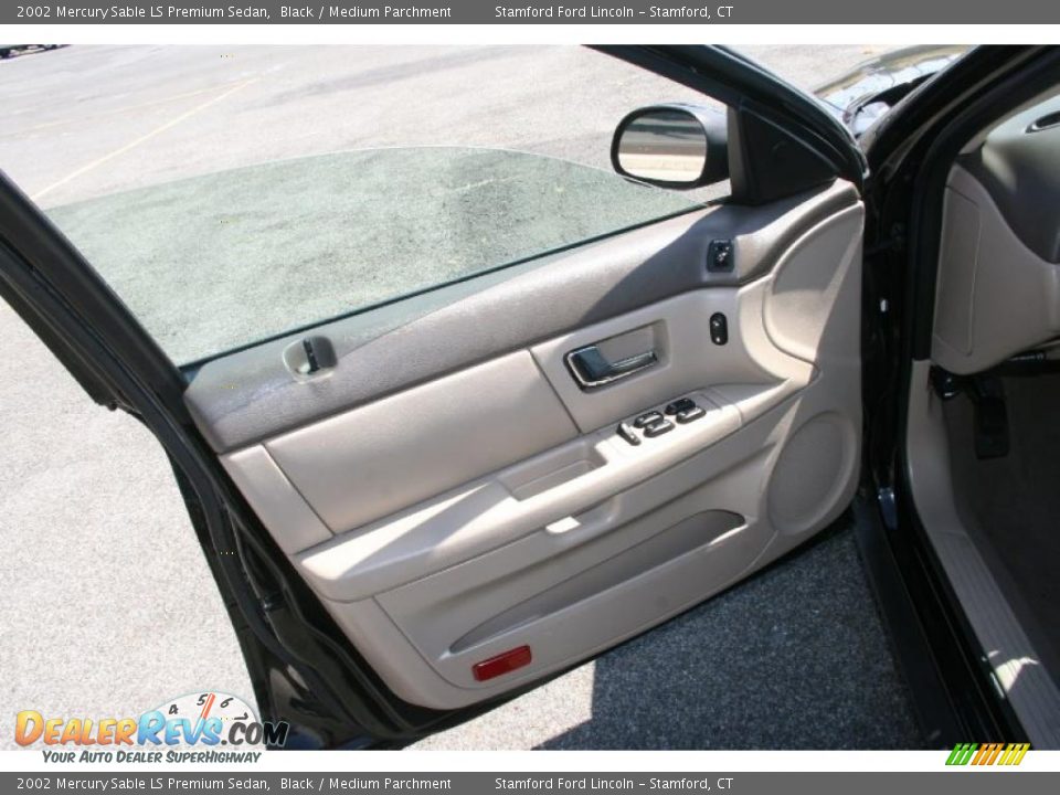 2002 Mercury Sable LS Premium Sedan Black / Medium Parchment Photo #13