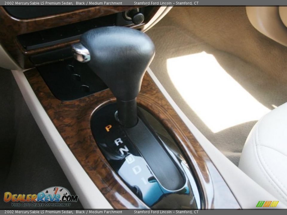 2002 Mercury Sable LS Premium Sedan Black / Medium Parchment Photo #16