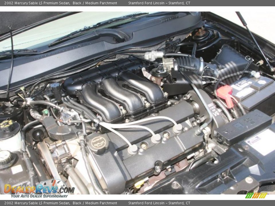 2002 Mercury Sable LS Premium Sedan Black / Medium Parchment Photo #18