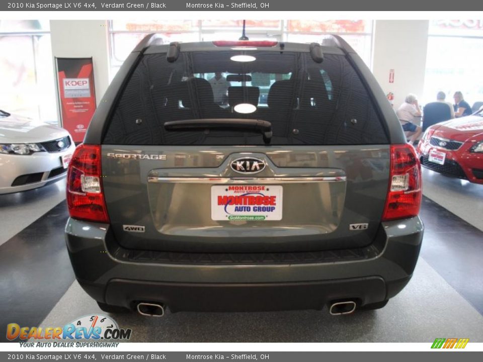 2010 Kia Sportage LX V6 4x4 Verdant Green / Black Photo #5