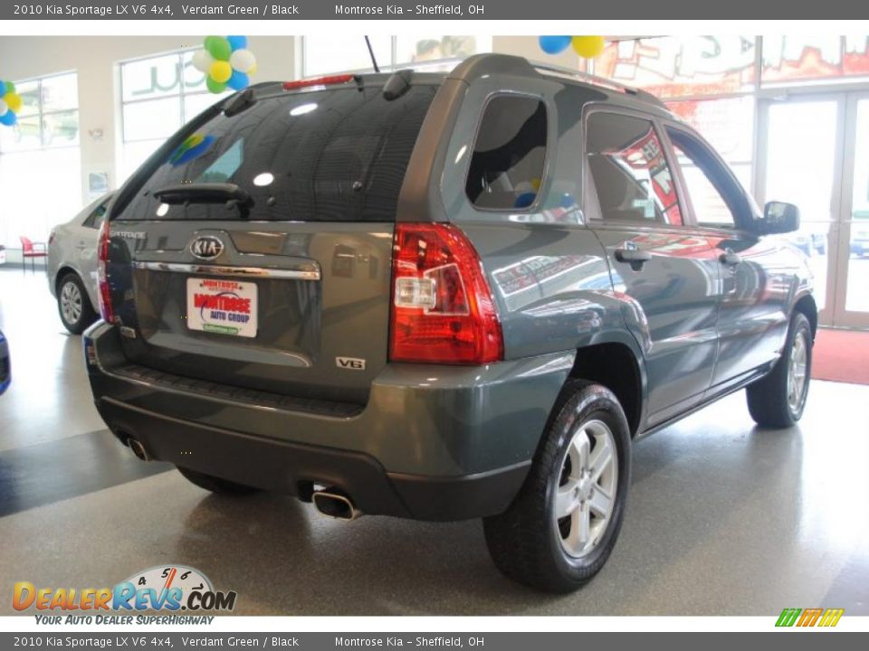 2010 Kia Sportage LX V6 4x4 Verdant Green / Black Photo #7