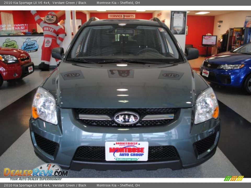 2010 Kia Sportage LX V6 4x4 Verdant Green / Black Photo #10