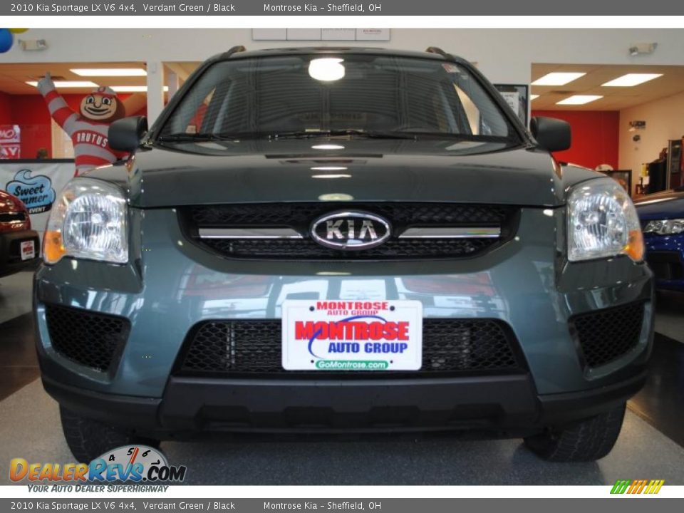 2010 Kia Sportage LX V6 4x4 Verdant Green / Black Photo #11