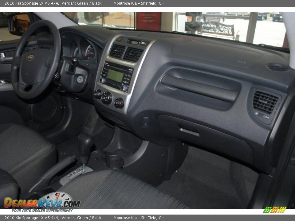 2010 Kia Sportage LX V6 4x4 Verdant Green / Black Photo #14