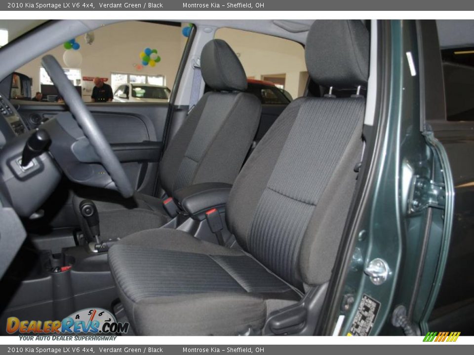 2010 Kia Sportage LX V6 4x4 Verdant Green / Black Photo #15