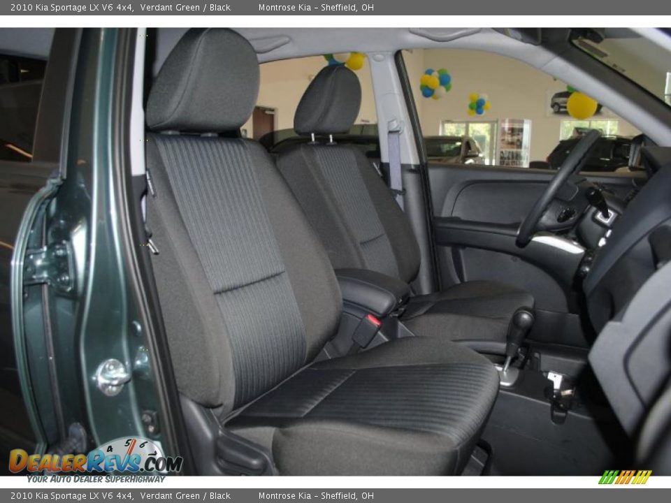 2010 Kia Sportage LX V6 4x4 Verdant Green / Black Photo #20