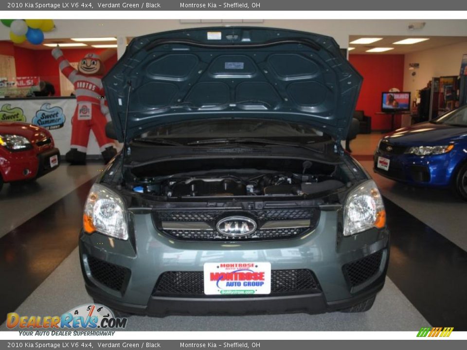 2010 Kia Sportage LX V6 4x4 Verdant Green / Black Photo #21