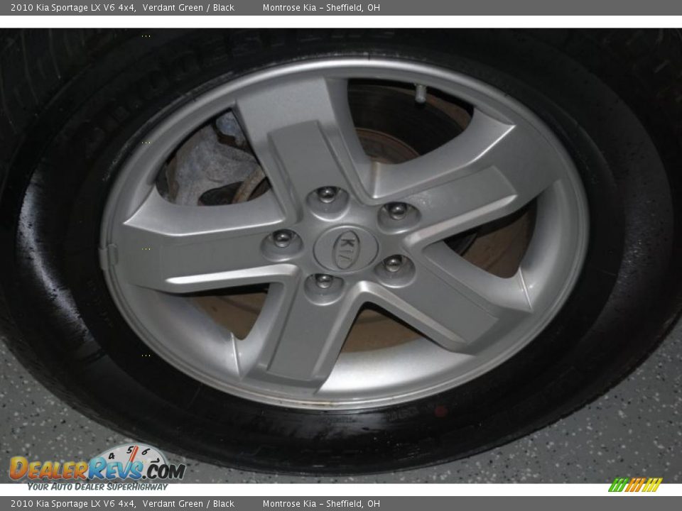 2010 Kia Sportage LX V6 4x4 Verdant Green / Black Photo #28