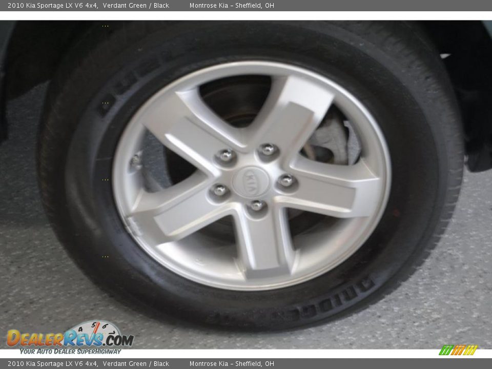 2010 Kia Sportage LX V6 4x4 Verdant Green / Black Photo #30
