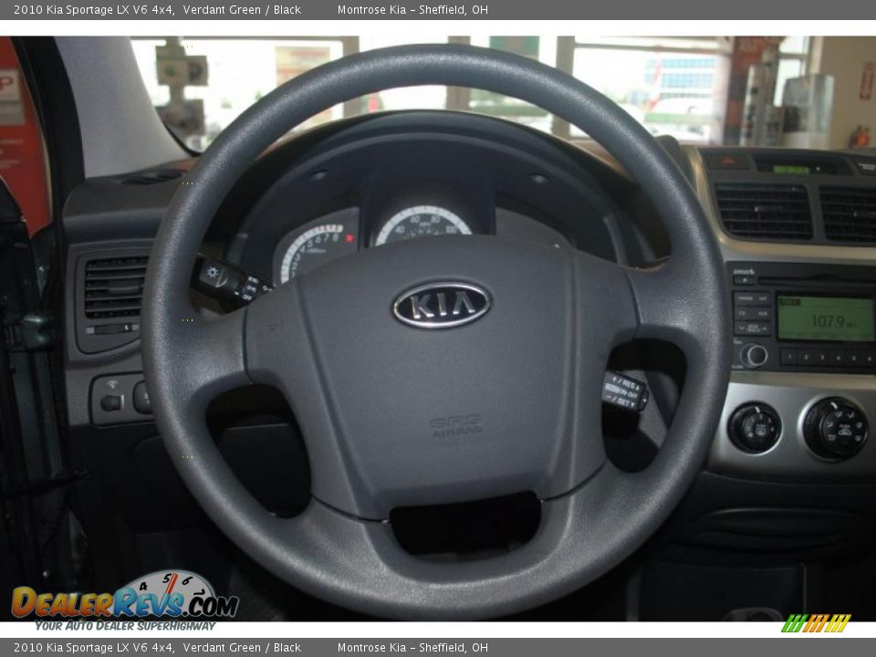 2010 Kia Sportage LX V6 4x4 Verdant Green / Black Photo #32